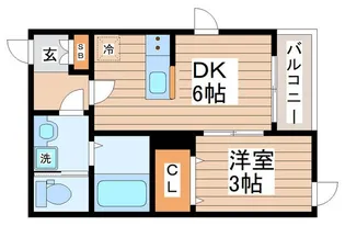 Lucente(ルチェンテ)【1階】の間取り