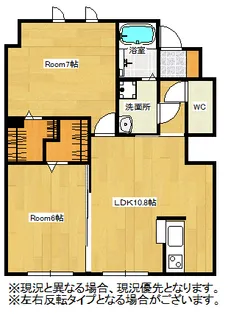 宮城県仙台市太白区八木山本町2【アパート】の間取り