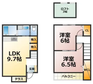 Wind Bell II【1階】の間取り