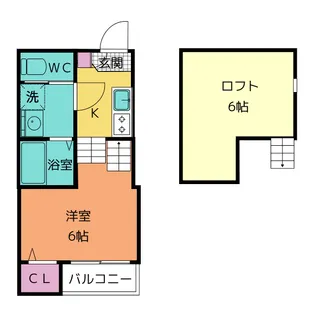 LALA FLAT ATSUTA KIRITOCHOU【1階】の間取り