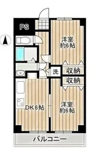 レフォール登戸【1階】の間取り