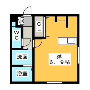 WELL COURT TENMA【4階】の間取り