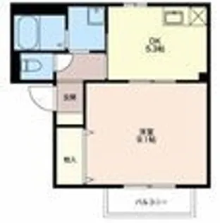 オラシオン【2階】の間取り