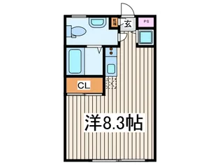 アトリエ経堂【2階】の間取り