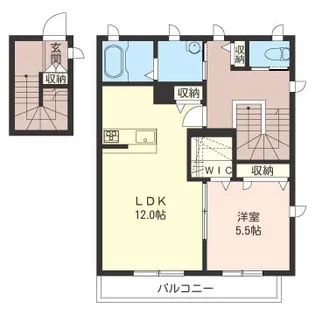 リーブル【2階】の間取り