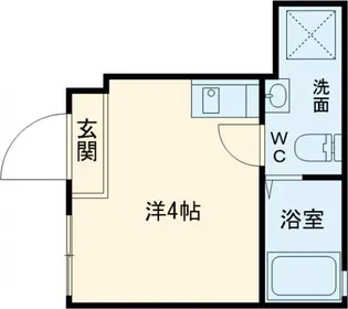 アヴニール上北沢【1階】の間取り