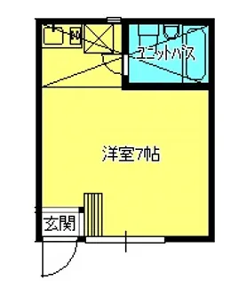プラザ・ドゥ・キュート【1階】の間取り