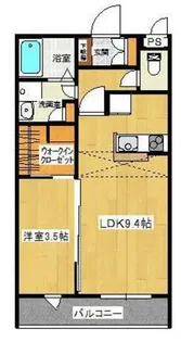 ディアコート産興【1階】の間取り