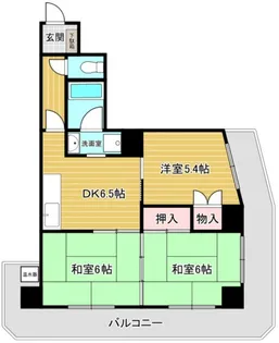 グリーンハイム親水公園【8階】の間取り