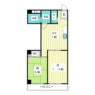 パール25【4階】の間取り
