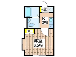 ビッグオレンジ中里A棟【1階】の間取り