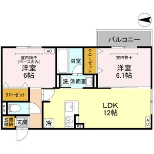 DR相木CUORE【3階】の間取り