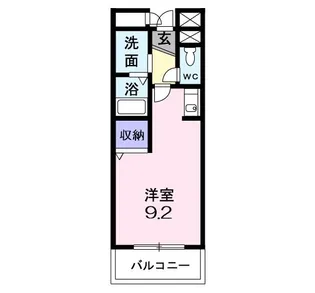 ユタカビル【3階】の間取り