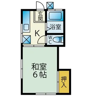 アビタシオン小池【1階】の間取り