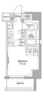 ザ・パークハビオ駒込【2階】の間取り