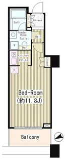 白金タワー【6階】の間取り