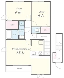 angelic.path【2階】の間取り