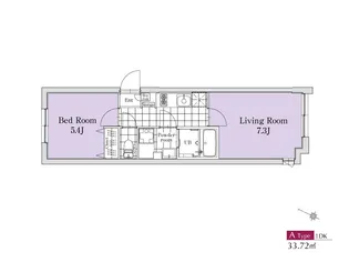 Clair笹塚【3階】の間取り