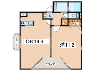 ハイエストピ-ク【3階】の間取り