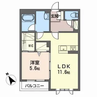 ハルモニア【1階】の間取り