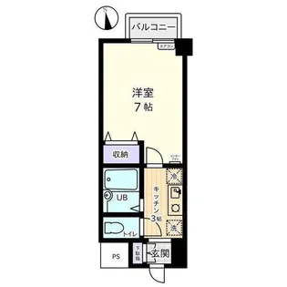信開グラビス城川原【5階】の間取り