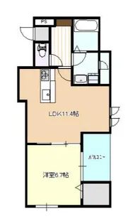 aa building(エーエービル)【2階】の間取り