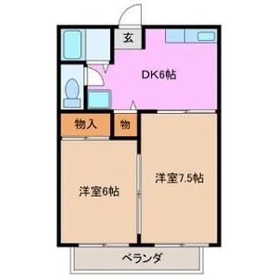 アクティブシティB棟【3階】の間取り