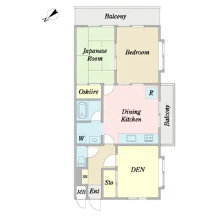 サンマルスラン津田沼【1階】の間取り