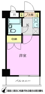 パレ・ドール朝霞 406【4階】の間取り