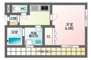 Hベース駒川【3階】の間取り