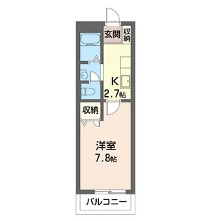 フラットペペ【3階】の間取り