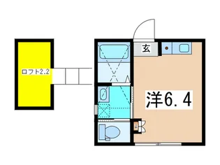 ヴェルジュ港南【2階】の間取り