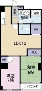 VISTA GRANDE 徳島駅前【4階】の間取り