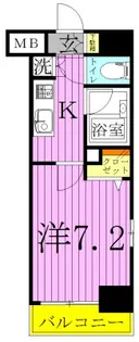 プレスタイル千寿【1階】の間取り