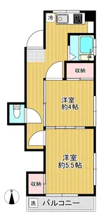 中嶋マンション【4階】の間取り