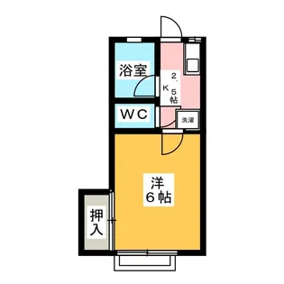 第2シャンポールFUJI【2階】の間取り