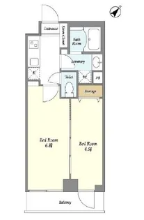 ミュプレ渋谷【4階】の間取り