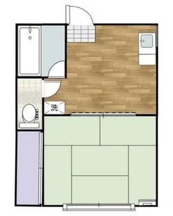 ハイムSaito【1階】の間取り