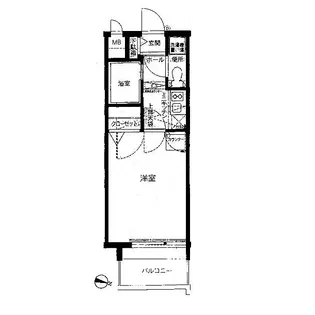 エステート・モア薬院駅前【4階】の間取り