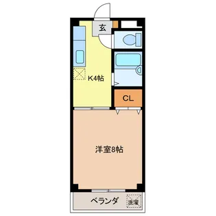 シャンブル高野の間取り