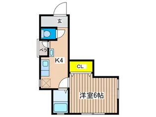 ファミ-ル井田【2階】の間取り