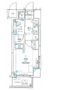 ガリシア浜松町【10階】の間取り