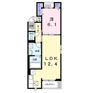シリウス【1階】の間取り