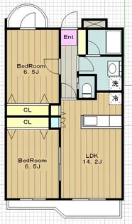 らくりーぶ21下田【3階】の間取り