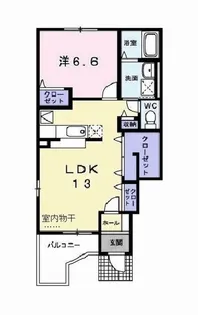 サム コート II【1階】の間取り