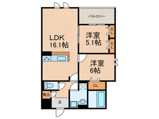 Arcobaleno【3階】の間取り
