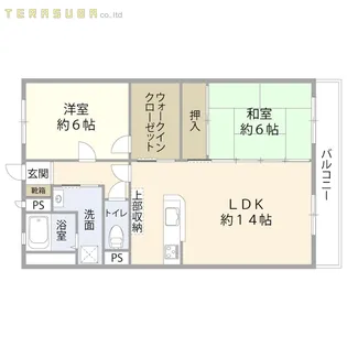 G-STAGE三川【2階】の間取り