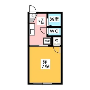 タウニイ・カネコ【2階】の間取り