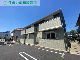 愛知県岡崎市明大寺町字馬場東【アパート】の外観