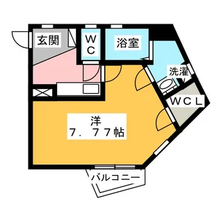 ミハス熱田【2階】の間取り